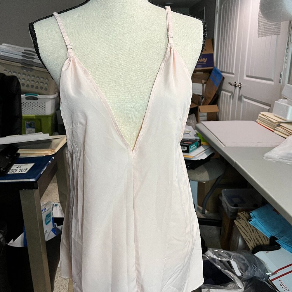 Free People One Size XS Pink Camisole w/adjustable straps